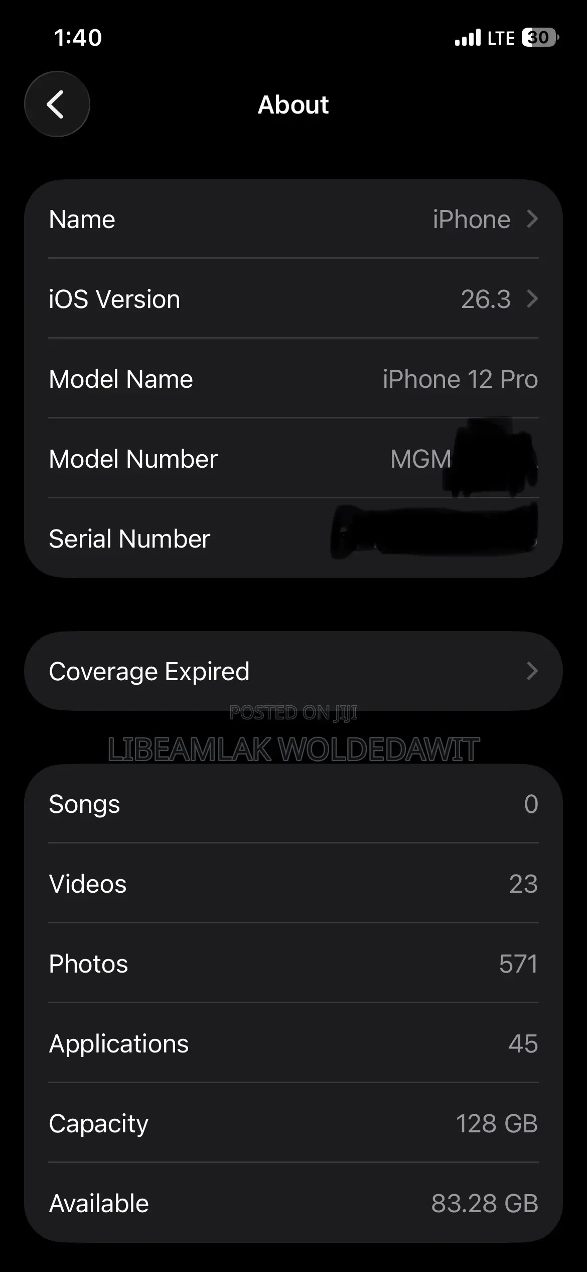 Apple iPhone 12 Pro 128 GB Gray