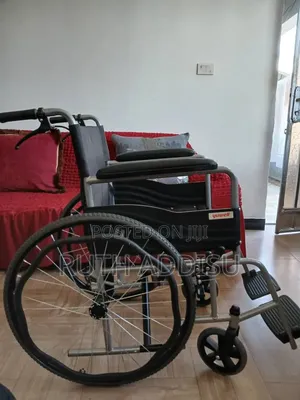 Yuwell Brand Manual Wheelchair Featuring a Foldable Steel Frame For