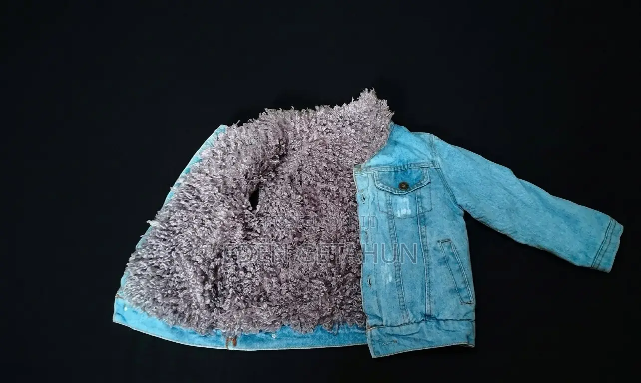 Girls Denim Jacket | Fur Lined | Warm Winter Coat