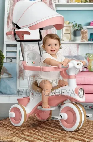 Baby Musical Tricycle With Parent Handle