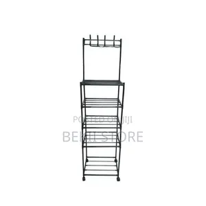 5 ደረጃ ያለው መደርደሪያ Hook Storage Rack