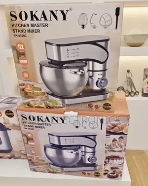 SOKANY Kitchen Master Stand Mixer – 12L Capacity, 2000W Stand Mixer