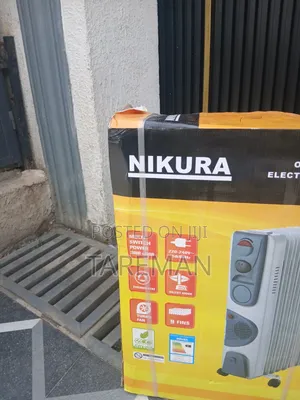 Nikura 9-Fin Oil Filled Electric Radiator Features a 2400W Total Power