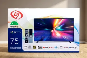 LJ 75 Inch TV UHD Smart Android TV –AAndroi Glass