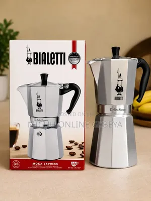 Bialetti -18 Cups Moka Express: Italian Espresso Maker/ Free Delivery