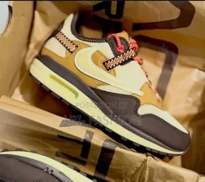 Nike AirMax 1 X Travis Scott Cactus Jack Baroque Brown Shoes