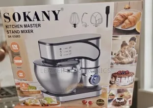 Sokany Stand Mixer 12 Liter – Professional Mixing Dough Kneading Pow