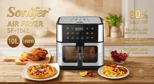 Sonifer Air Fryer a Large-Capacity, 10-Liter Digital Air Fryer