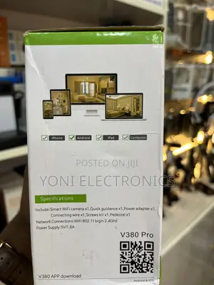 HONTON Smart WiFi Camera (V380 App Compatible)