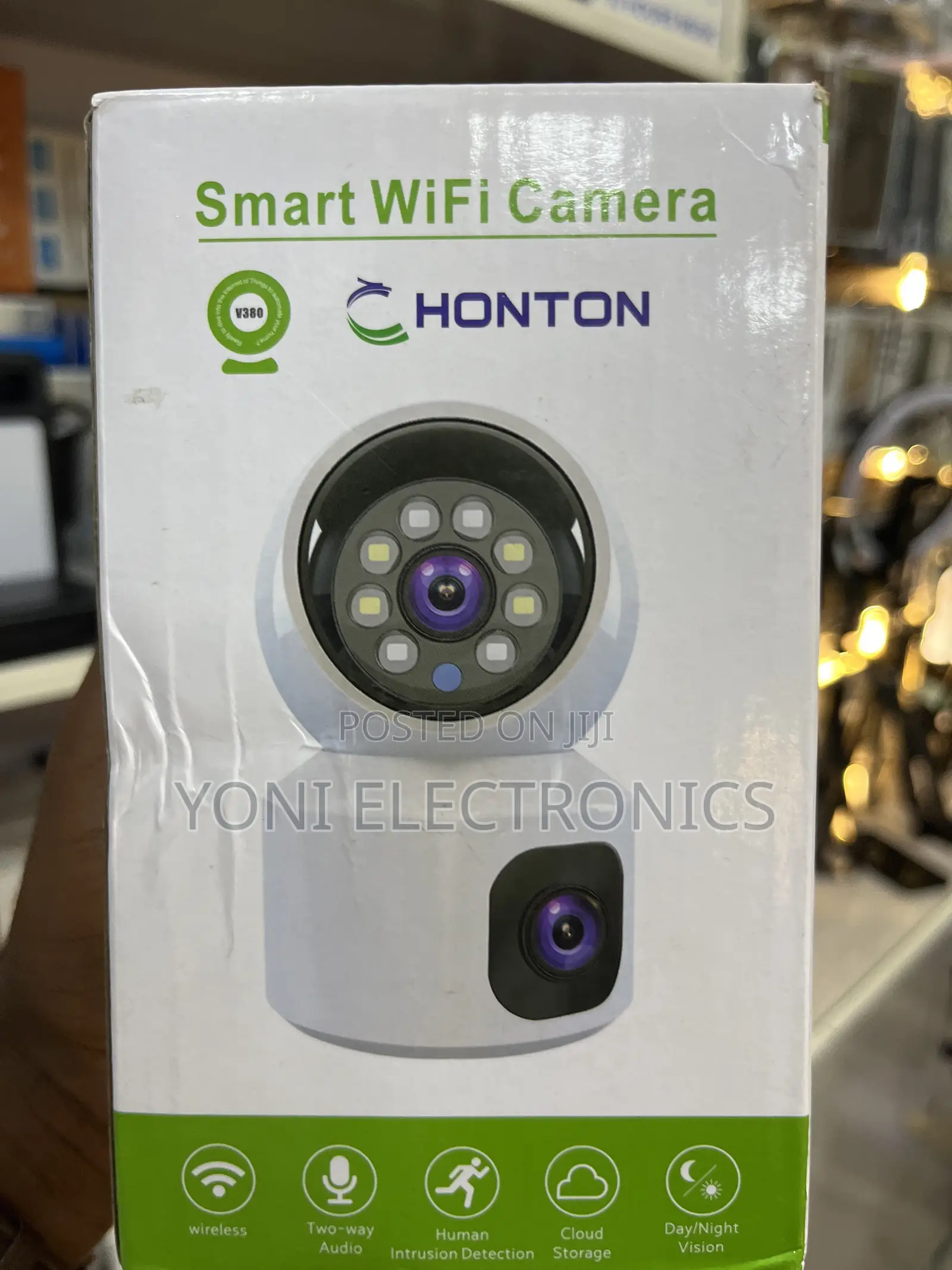 HONTON Smart WiFi Camera (V380 App Compatible)