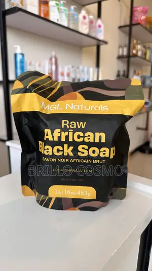 Raw African Black Soap