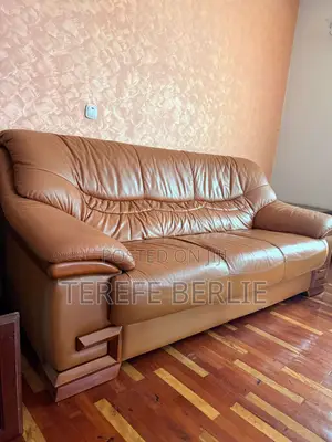 Leather Sofa Set