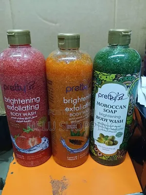 Pretty Be Brightening Exfoliating Body Wash.