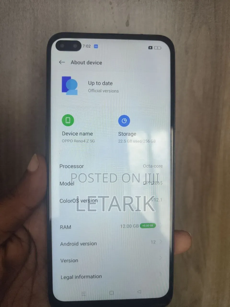 Oppo Reno4 Z 5G 128 GB Blue