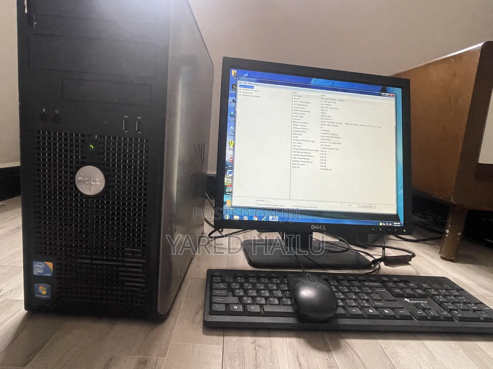 Desktop Computer Dell OptiPlex 780 2GB Intel Core 2 Duo HDD 500GB