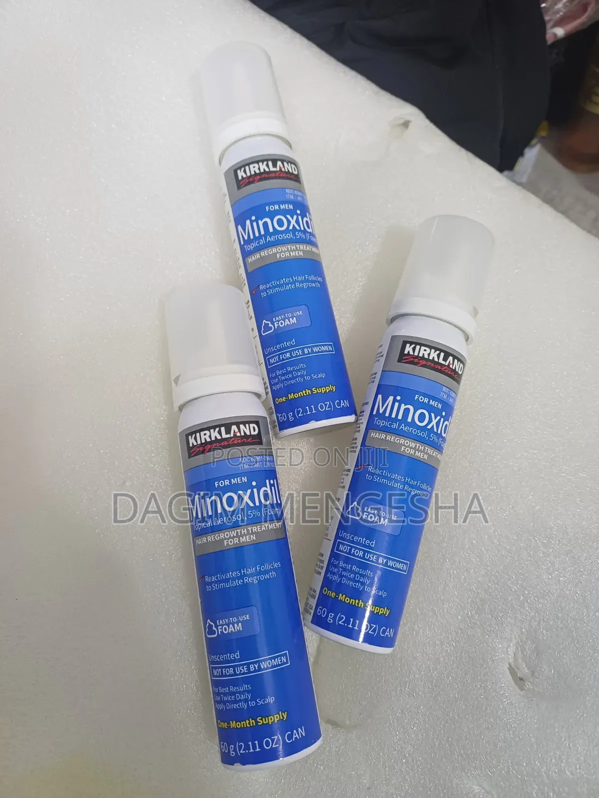 Foam ሚኖክሲዲል 5% የፀጉር እንክብካቤ መፍትሄ