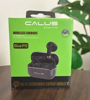 CALUS BLUE P12 Wireless Earbuds – Premium Metal Edition