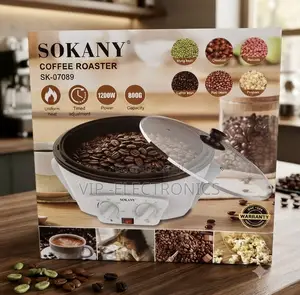 SOKANY Coffee Roaster – 1200W Multi-Purpose Bean Nut Roasting Machine