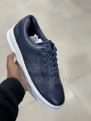Boss Flats Mens Blue Black