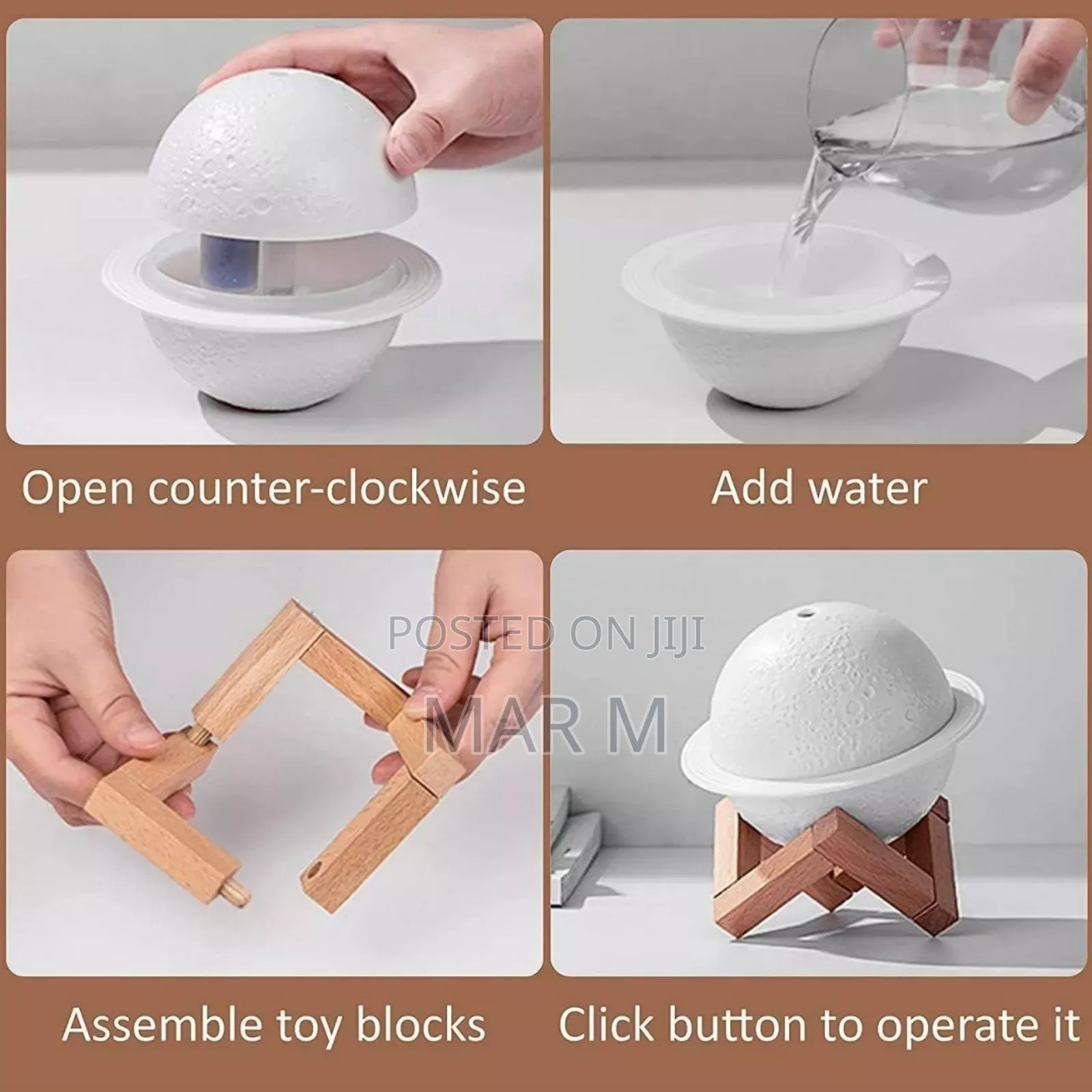 POHOVE Essential Oil Diffuser Resembles a Planet