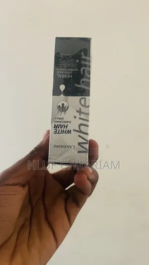 Whit Hair Dark Spray