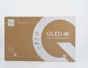 Syinix " QLED TV – Bigger Screen. Better Entertainment.
