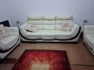 Leather Sofa Set
