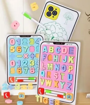 2 in 1 Number Wooden Board Tracing Board