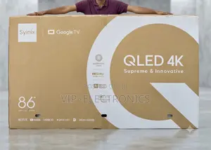 SyinixTV 86 Inch QLED Google Featuring Stunning Quantum Dot Color