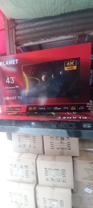Planet 43-Inch Double Glass Smart TV