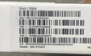 New Samsung Galaxy A17 5G 128 GB Black
