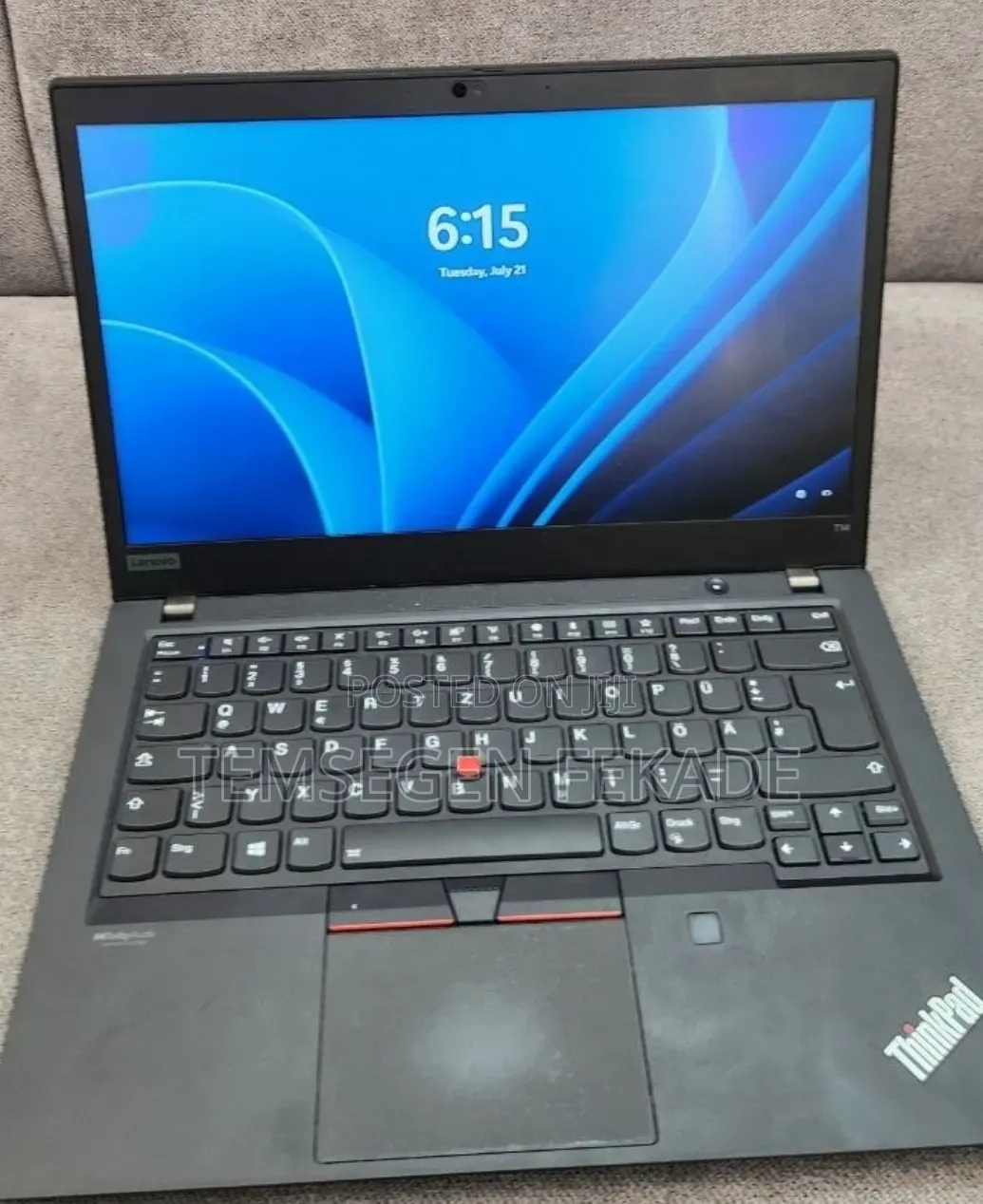 New Laptop Lenovo ThinkPad T14 G2 32GB AMD Ryzen 7 SSD 512GB