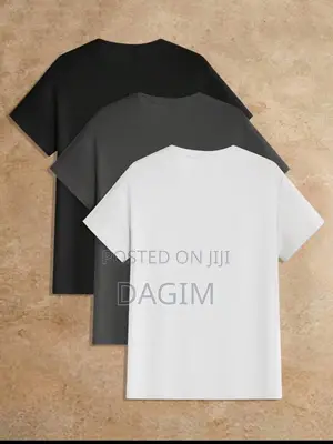 Premium European Standard Cotton T-Shirts | Black, Grey White