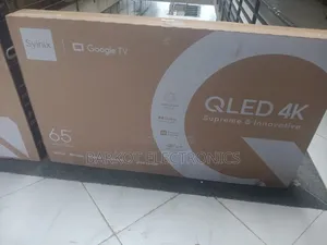 Syinix Smart Qled Googel TV 65 Inch Andraid Framless 2026 Auality