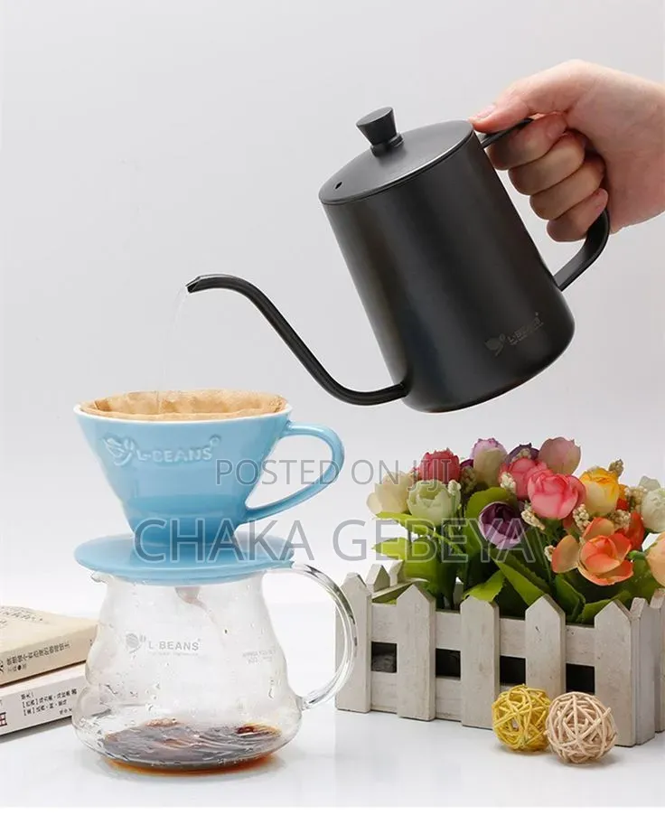 Stainless Steel Coffee Kettle – Precise Pour – Ethiopia