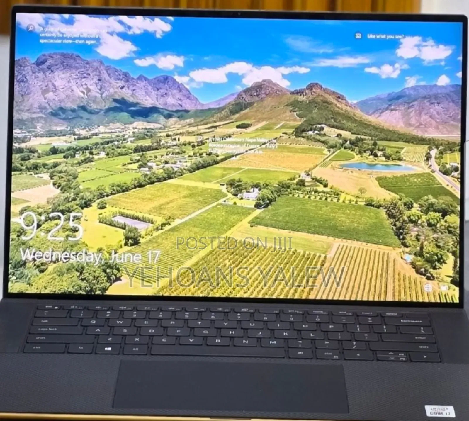 New Laptop Dell XPS 15 16GB Intel Core i7 SSD 512GB