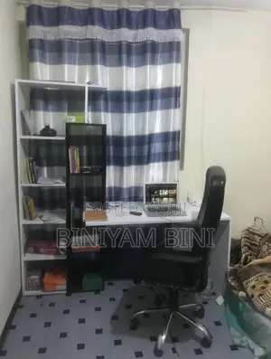 Table With Bookshelves and Chair Reading Table