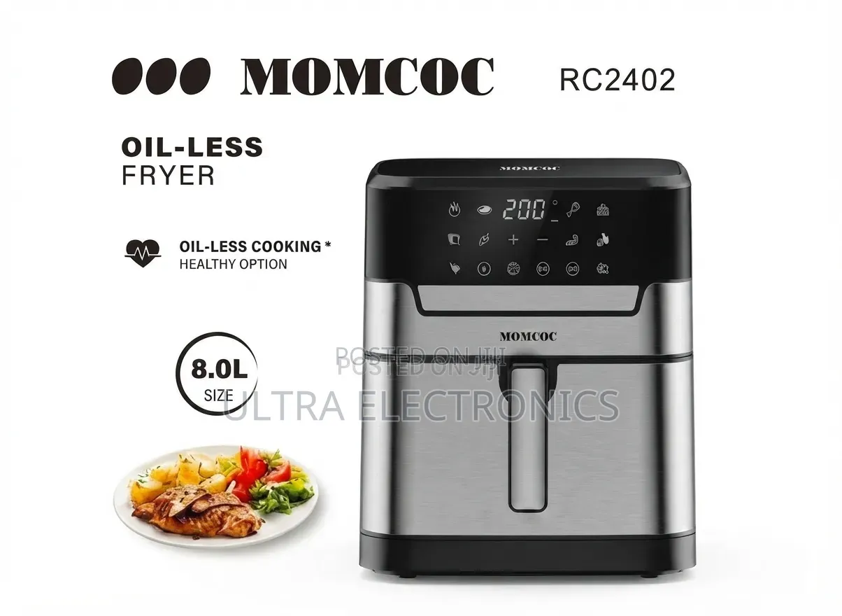 MOMCOC 8.0L Air Fryer – Crispy, Delicious Food With Less Oil!