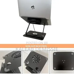 Laptop Stand Fan With a 360 Rotating Base