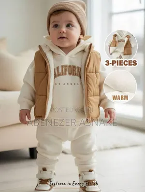 Unisex Warm Hoodie, Pant and Vest