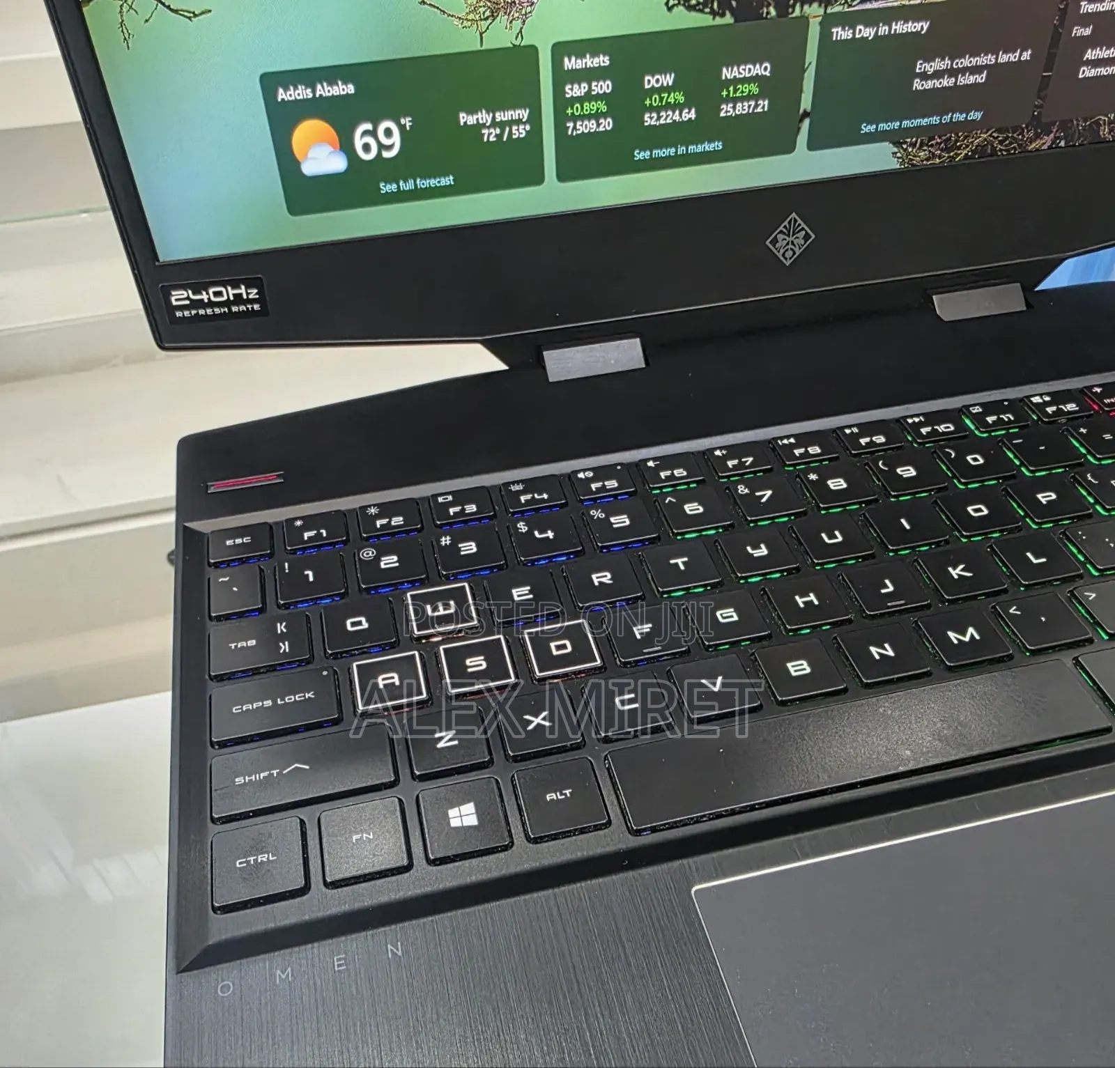 New Laptop HP Omen 15 16GB Intel Core i7 SSD 1T