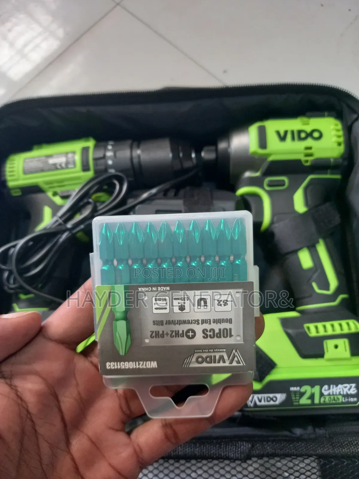 Vido Impact Derill and Impact Driver 21v