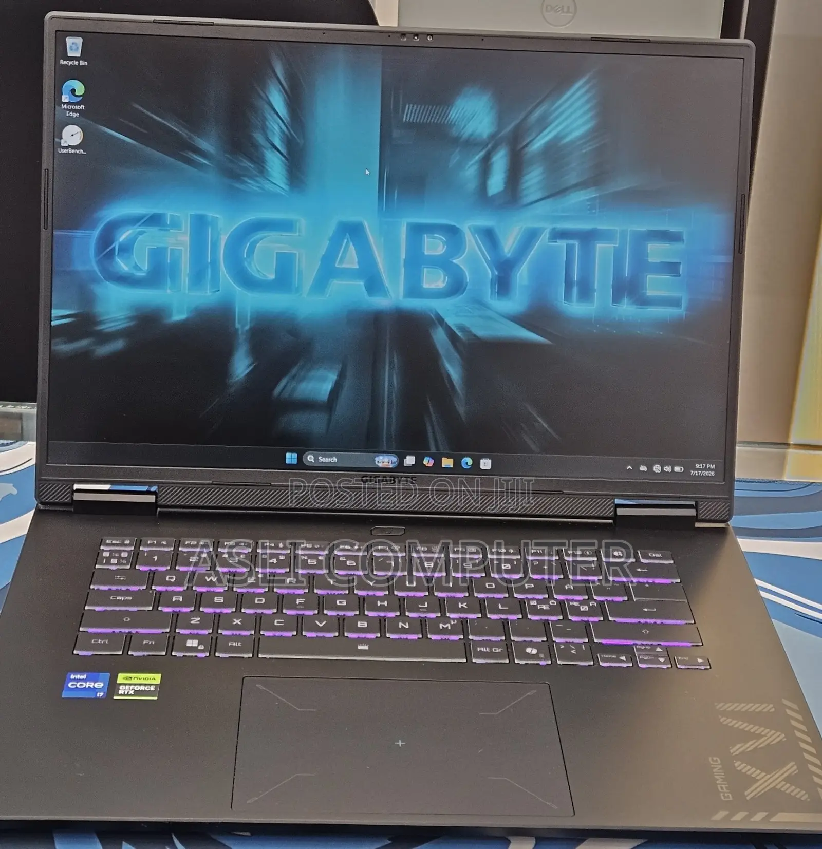 New Laptop Gigabyte GAMING A16 16GB Intel Core i7 SSD 1T