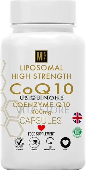 Enzyme Q10 400mg | 120 High Strength Vegan Capsules |