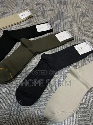 Premium Cotton Crew Socks: