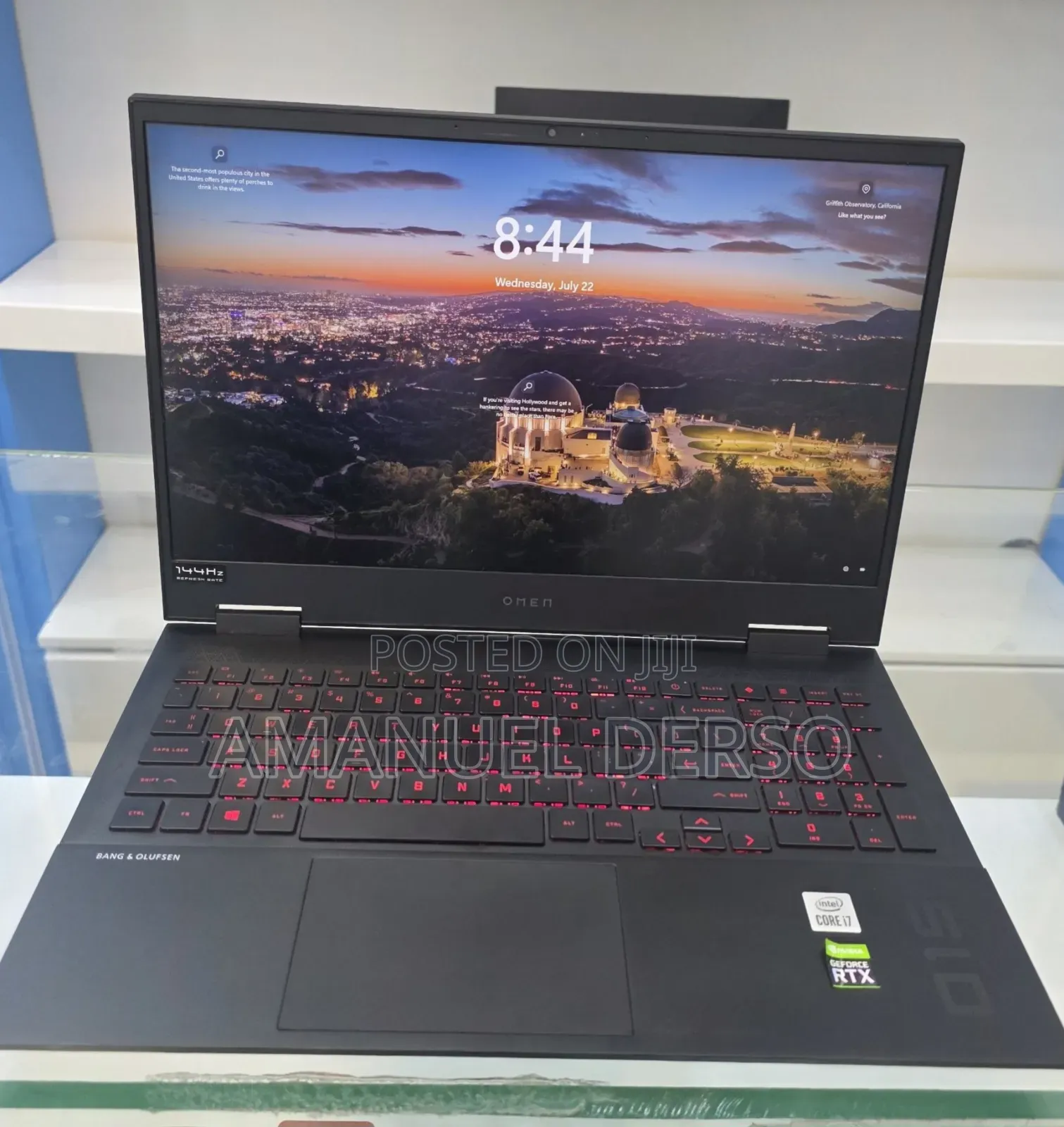 New Laptop HP Omen 15 16GB Intel Core i7 SSD 1T