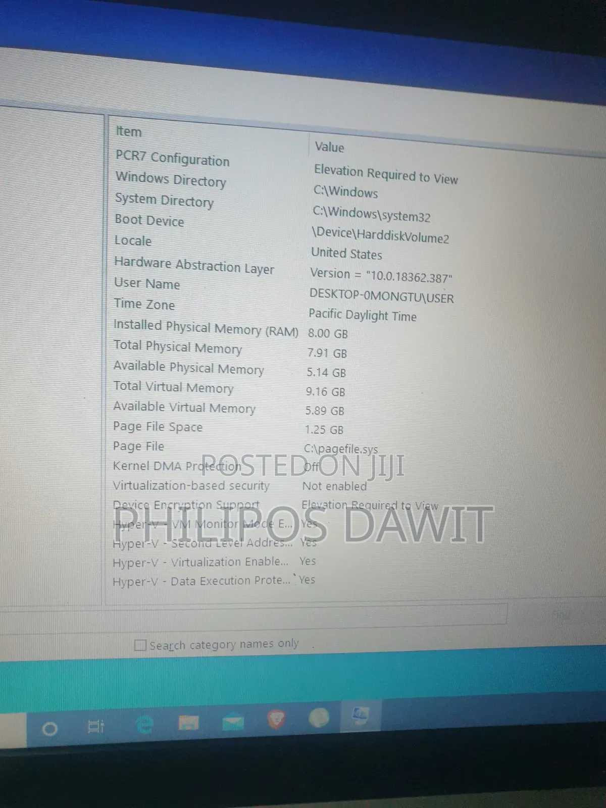 Laptop HP 15 8GB Intel Core i5 HDD 1T
