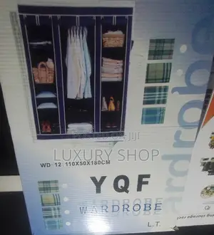 Wardrobe With Metal Clothe Holder