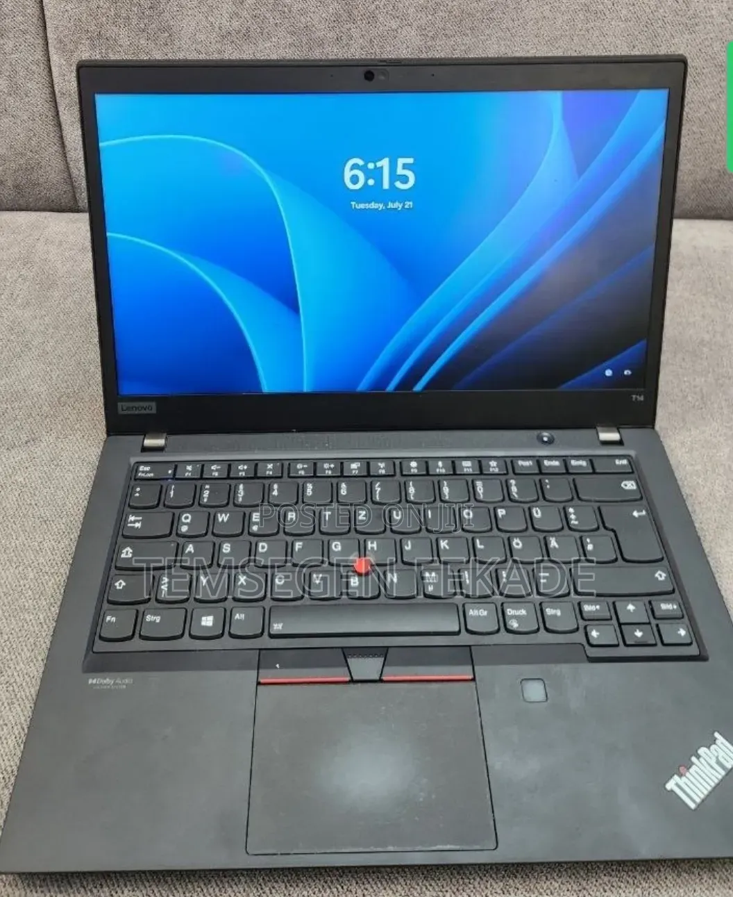New Laptop Lenovo ThinkPad T14 G2 32GB AMD Ryzen 7 SSD 512GB