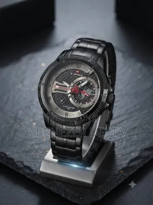 Naviforce Men's Watch (NF9206-B-B), Featuring a Black Stainless Steel